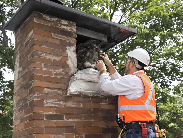 Humane removal of debris and animals by Boynton Beach Chimney Sweep in Boynton Beach, FL