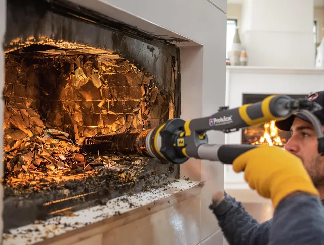 Professional chimney cleaning by Boynton Beach Chimney Sweep in Boynton Beach, FL