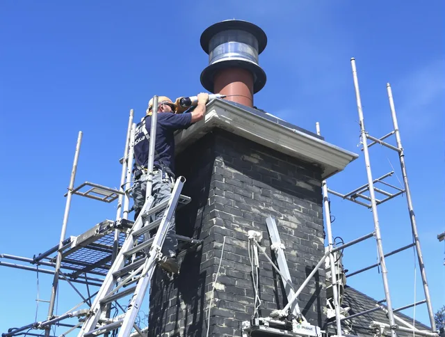 Sturdy chimney crown finished by Boynton Beach Chimney Sweep in Boynton Beach, FL