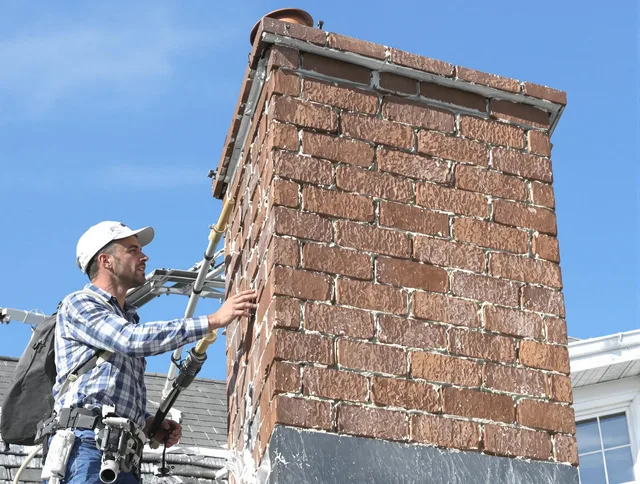 Brickwork for a chimney rebuild by Boynton Beach Chimney Sweep in Boynton Beach, FL