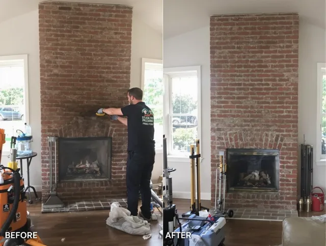 Finished chimney sweeping service by Boynton Beach Chimney Sweep in Boynton Beach, FL