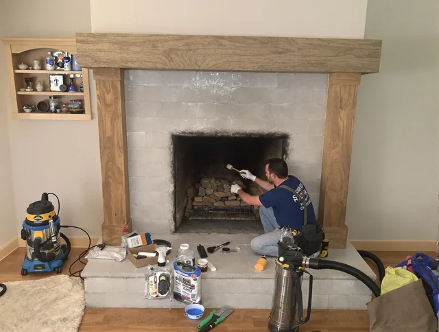 Detailed creosote removal process by Boynton Beach Chimney Sweep in Boynton Beach, FL