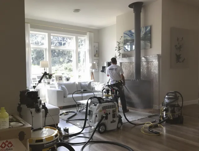 Soot removal service by Boynton Beach Chimney Sweep for a fireplace in Boynton Beach, FL